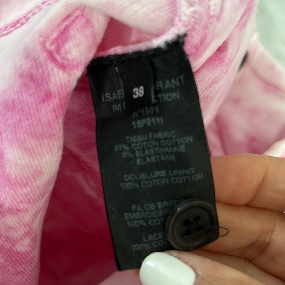 Cloture shop Authentic Isabel Marant cropped lace-up mid-rise slim leg jeans - Picture 7 of 15